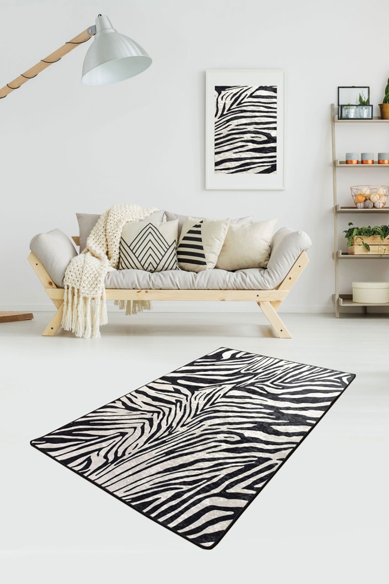 Conceptum Hypnose Koberec Zebra 160x230 cm bílý/černý - Obrázek 2