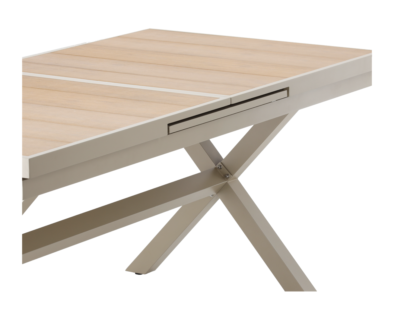 Garden Line Rozkládací zahradní stůl Beasley 180/240 cm béžový - Obrázek 2