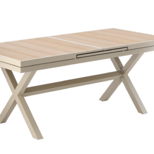 Garden Line Rozkládací zahradní stůl Beasley 180/240 cm béžový