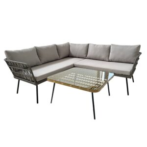 Garden Line Sada zahradního nábytku SANSA šedá