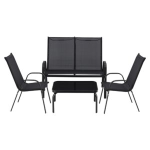 Garden Line Set zahradního nábytku Gota černý