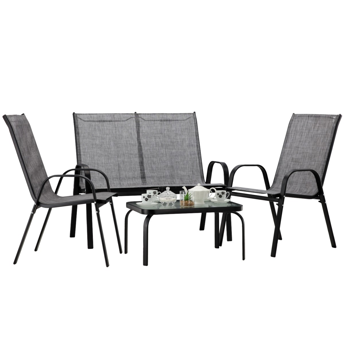 Garden Line Zahradní sestava TITANIUM šedá