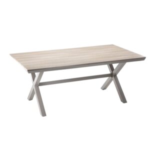 Garden Line Zahradní stůl Alumio 180 cm hnědý/béžový