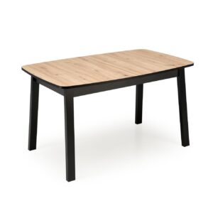 HALMAR Rozkládací jídelní stůl Barril 130/170 cm dub artisan/černý