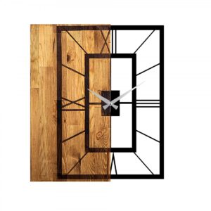 Hanah Home Nástěnné hodiny Elegant černé