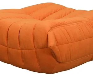 LivinHill Taburet Nua 86 cm samet oranžový