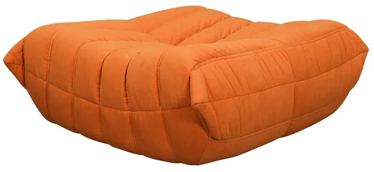LivinHill Taburet Nua 86 cm samet oranžový