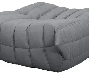LivinHill Taburet Nua 86 cm samet šedý