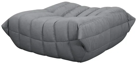 LivinHill Taburet Nua 86 cm samet šedý