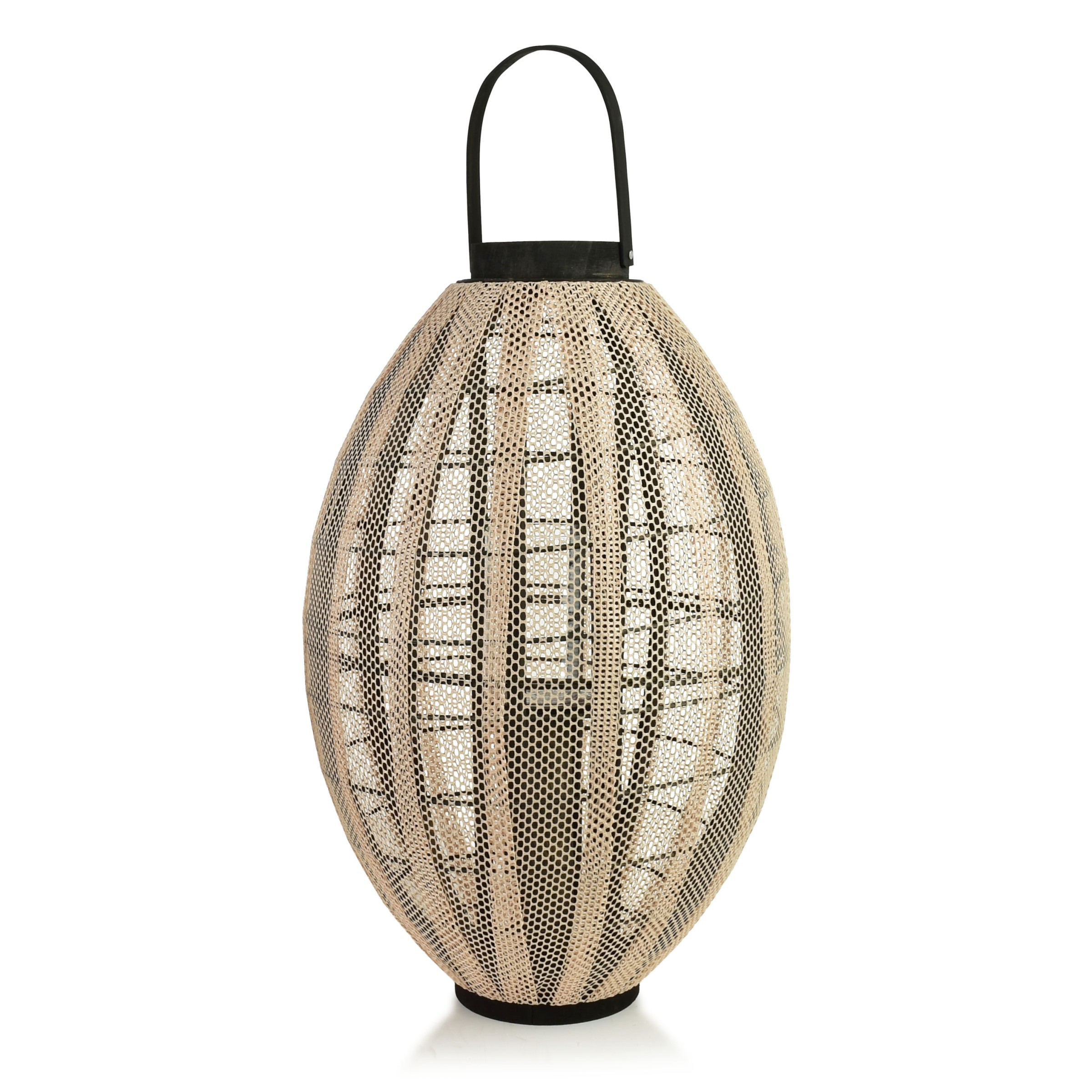 Mondex Lucerna LEVI 70 cm béžová/černá