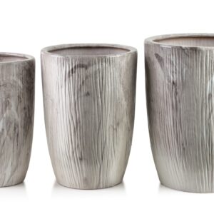 Mondex Sada 3 ks květináčů NEVA MARBLE X béžová