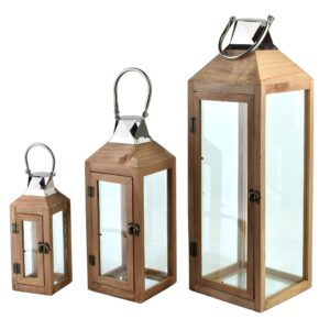 Mondex Sada 3 ks luceren LEVI 62/42/28 hnědá