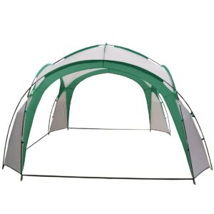 MultiGarden Pavilonový stan YENA s obalem 350x350 cm zeleno-bílý