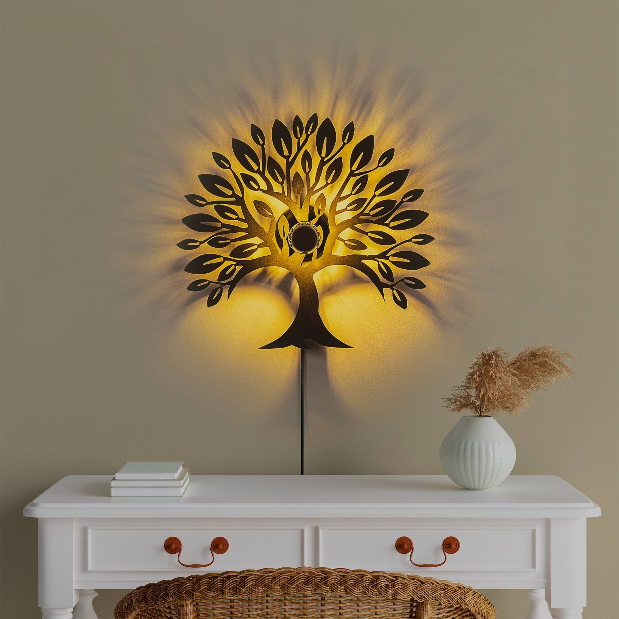 Opviq Nástěnná lampa Tree černá - Obrázek 2