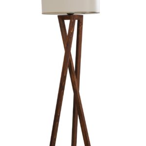Opviq Stojací lampa Ceviz ořech