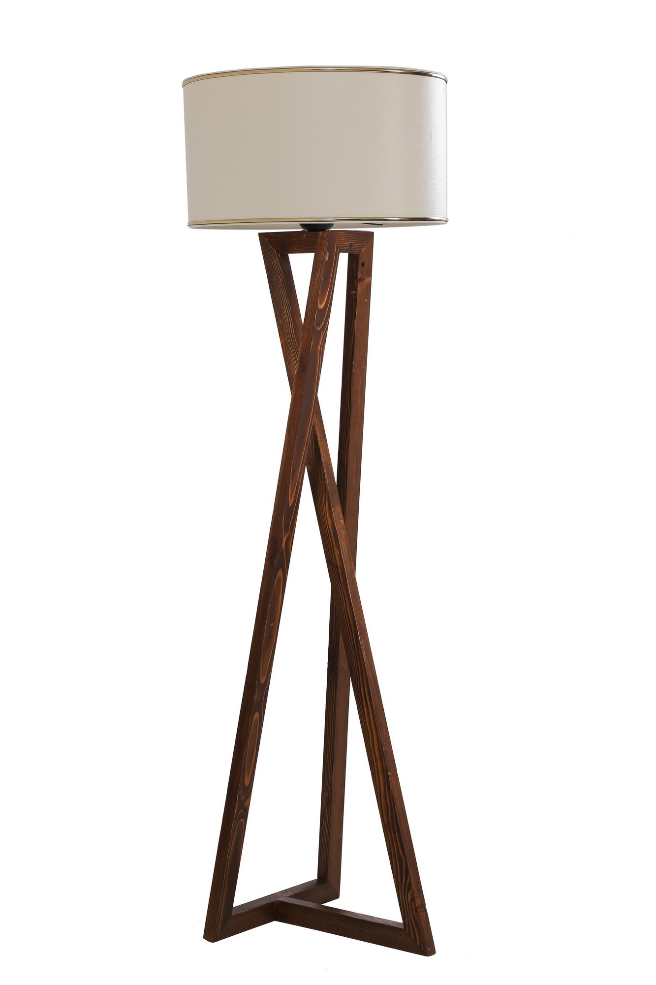 Opviq Stojací lampa Ceviz ořech