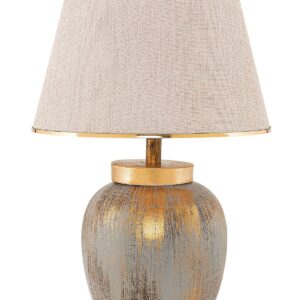 Opviq Stolní lampa Casypo krémová/zlatá