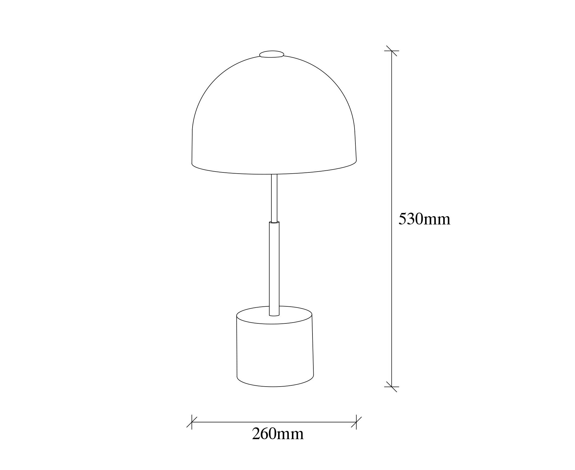 Opviq Stolní lampa Mixes černá/zlatá - Obrázek 2