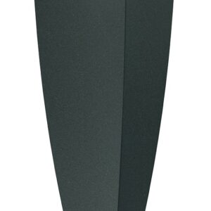 Prosperplast Květináč Moodas Square High 40 cm černý granit