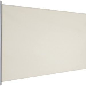 SONGMICS Boční markýza zatahovací béžová 200 x 350 cm