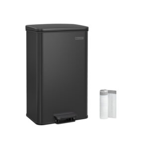 SONGMICS Odpadkový koš s víkem Jespra 40 l černý