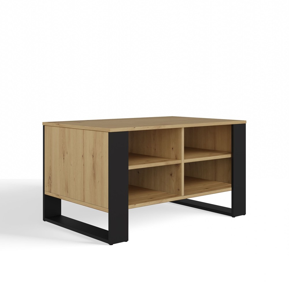 TP Living Konferenční stolek LAWA Modern 4P Slim II dub artisan/černý