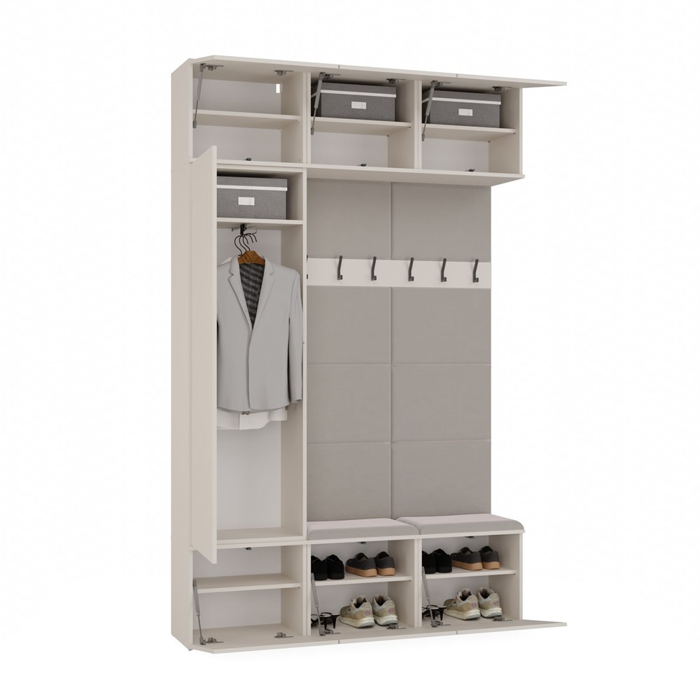 TP Living Předsíňová stěna Haga II 150 cm kašmír - Obrázek 2
