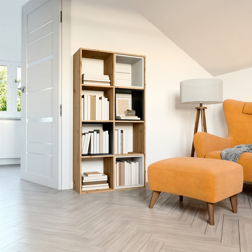 TP Living Regál MALAX 147 cm dub artisan - Obrázek 2