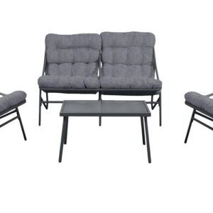 TP Living Zahradní sestava VIBE pro 4 osoby šedá