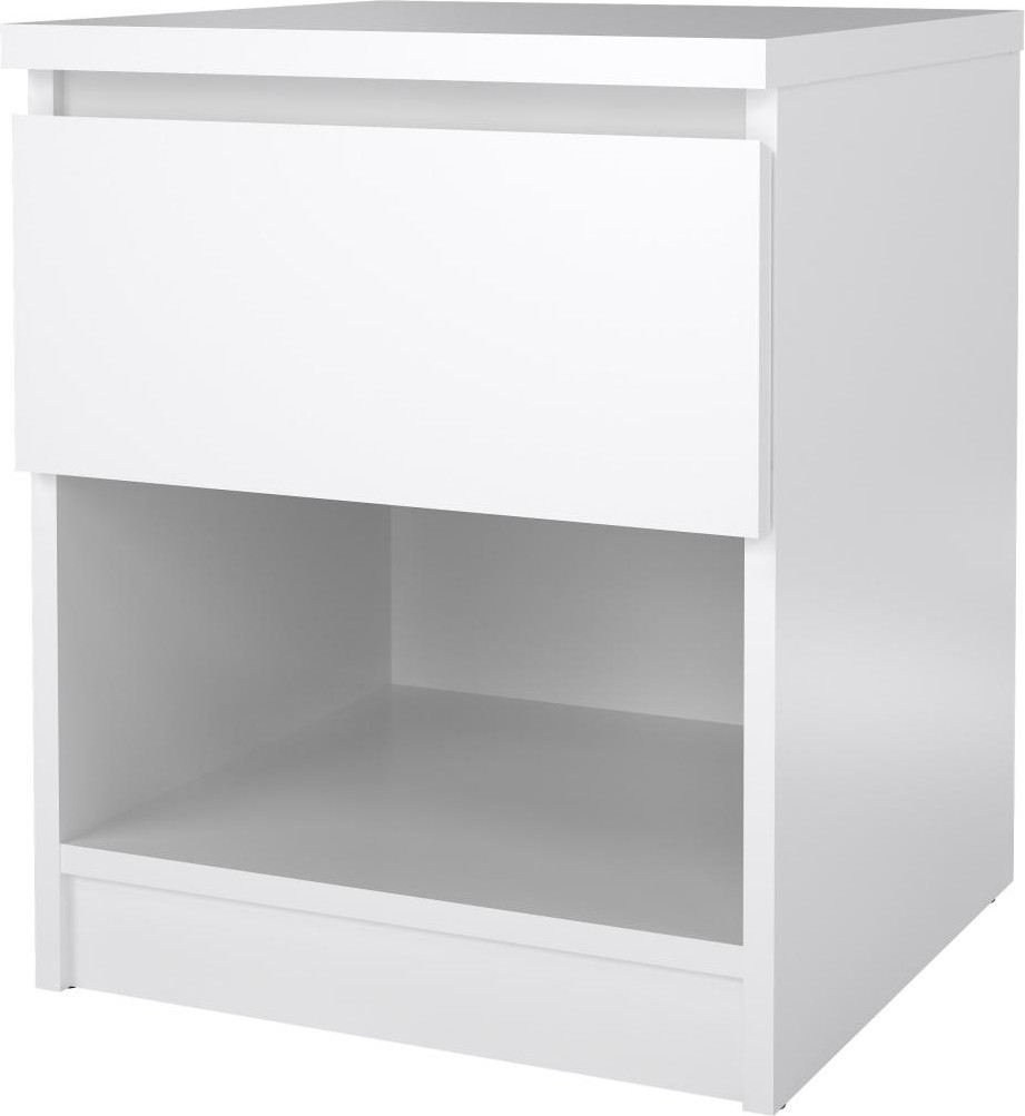 Tvilum Noční stolek Simplicitous 238 40 cm bílý lesk