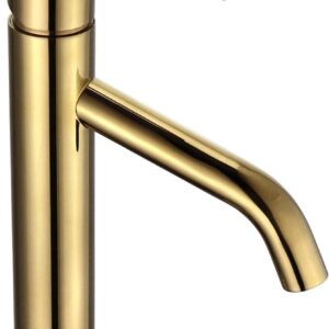Umyvadlová baterie Mexen Rumba 220 mm zlatá