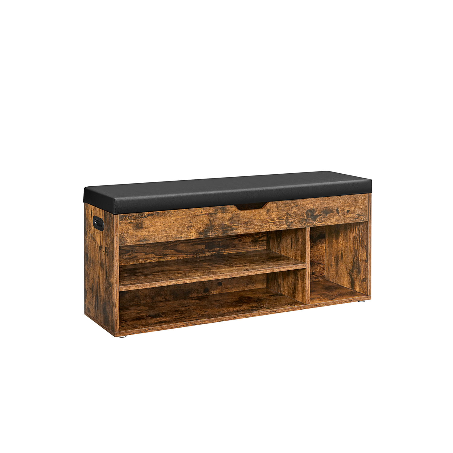 VASAGLE Sedací botník s úložným prostorem hnědý 100 x 44 x 30 cm - Obrázek 2