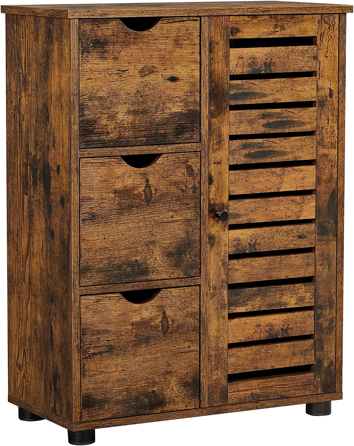 VASAGLE Víceúčelová koupelnová skříňka 60x30x80cm rustikální - Obrázek 2