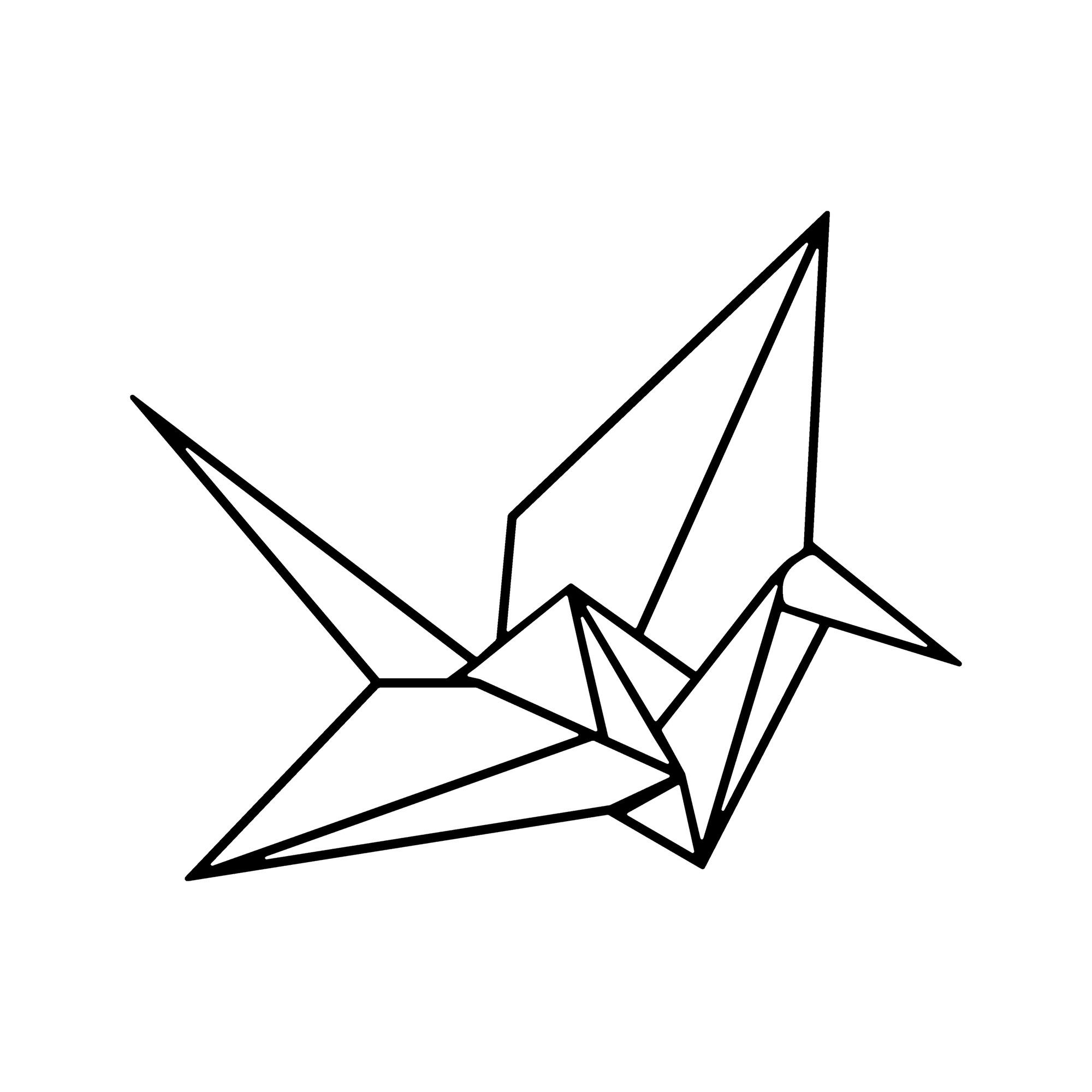 ASIR Nástěnná dekorace kov ORIGAMI 33 x 41 cm - Obrázek 2