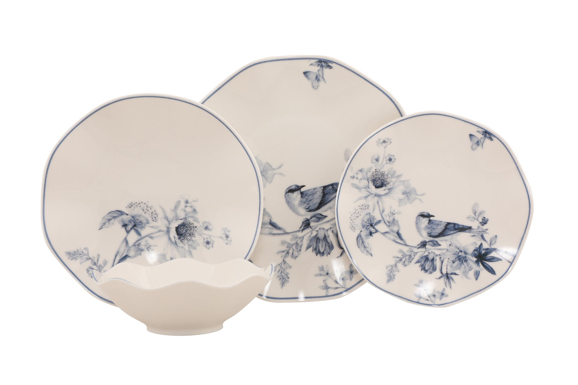 ASIR Porcelánová jídelní souprava 24 ks BIRD - Obrázek 2