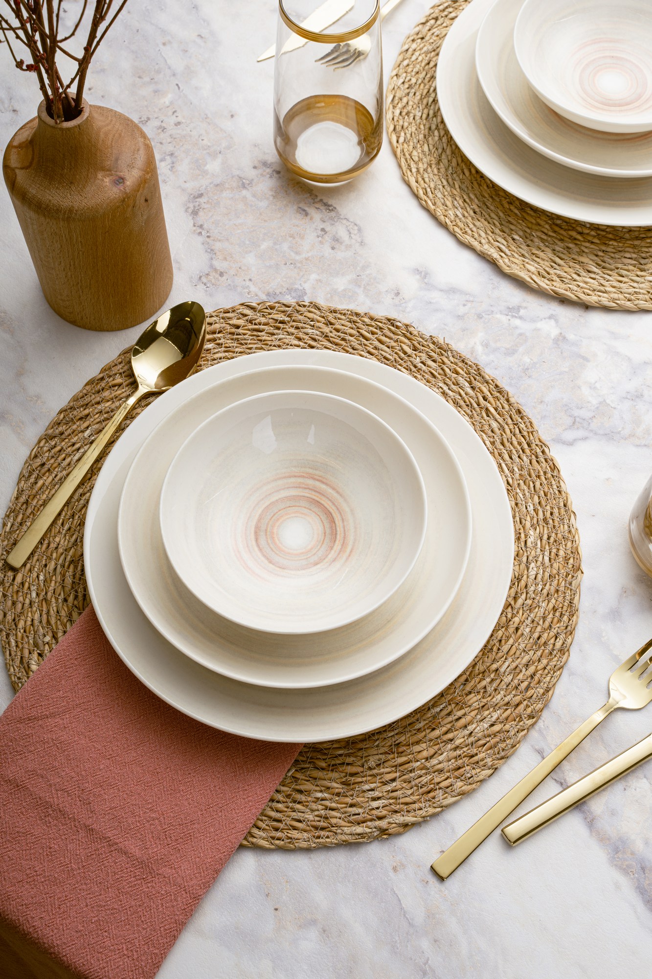 ASIR Porcelánová jídelní souprava CENTRE 24 ks - Obrázek 2