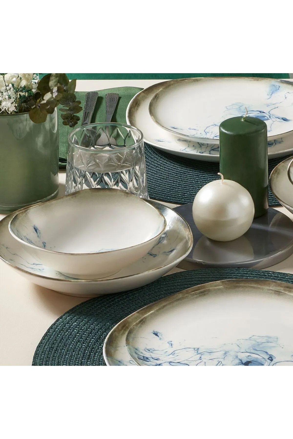 ASIR Porcelánová jídelní souprava DROPS 24 ks - Obrázek 2