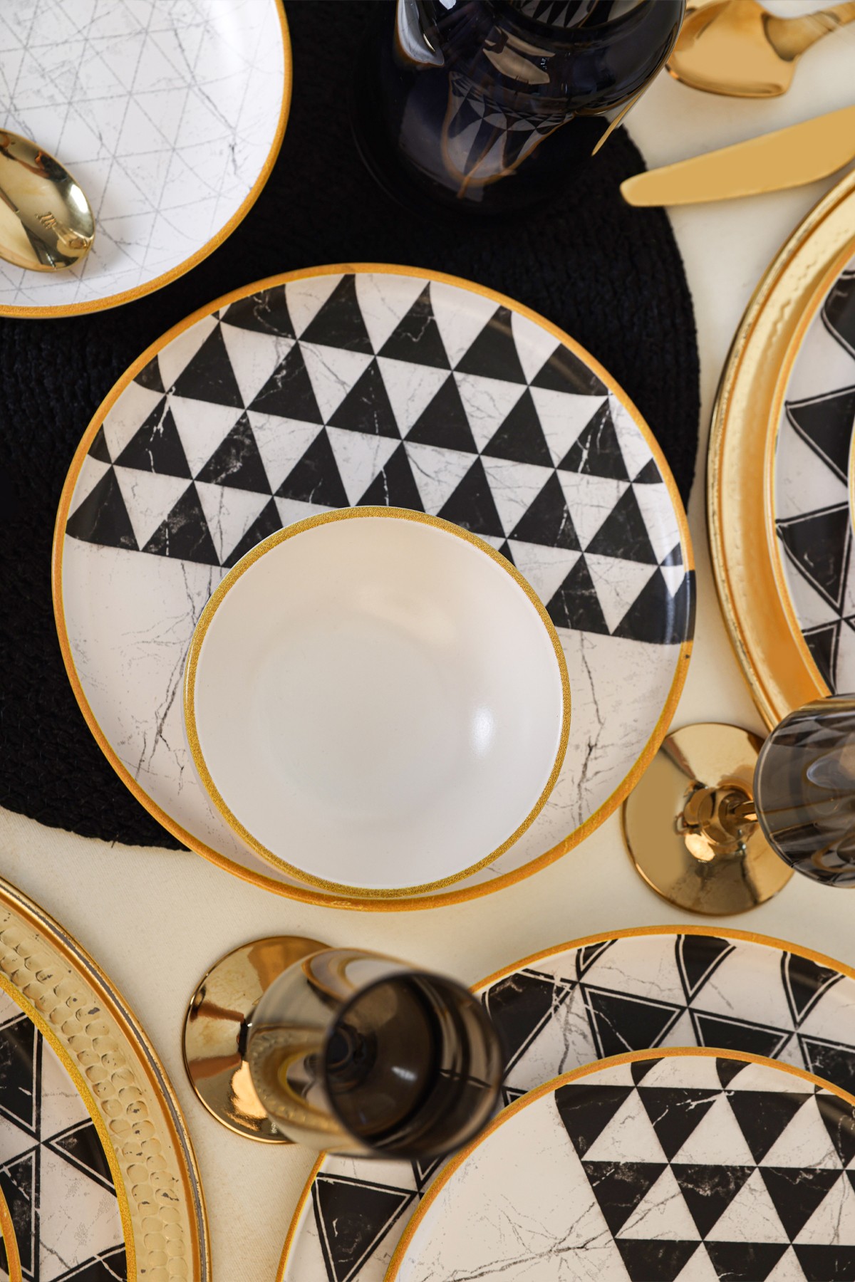 ASIR Porcelánová jídelní souprava FLOOR 24 ks - Obrázek 2