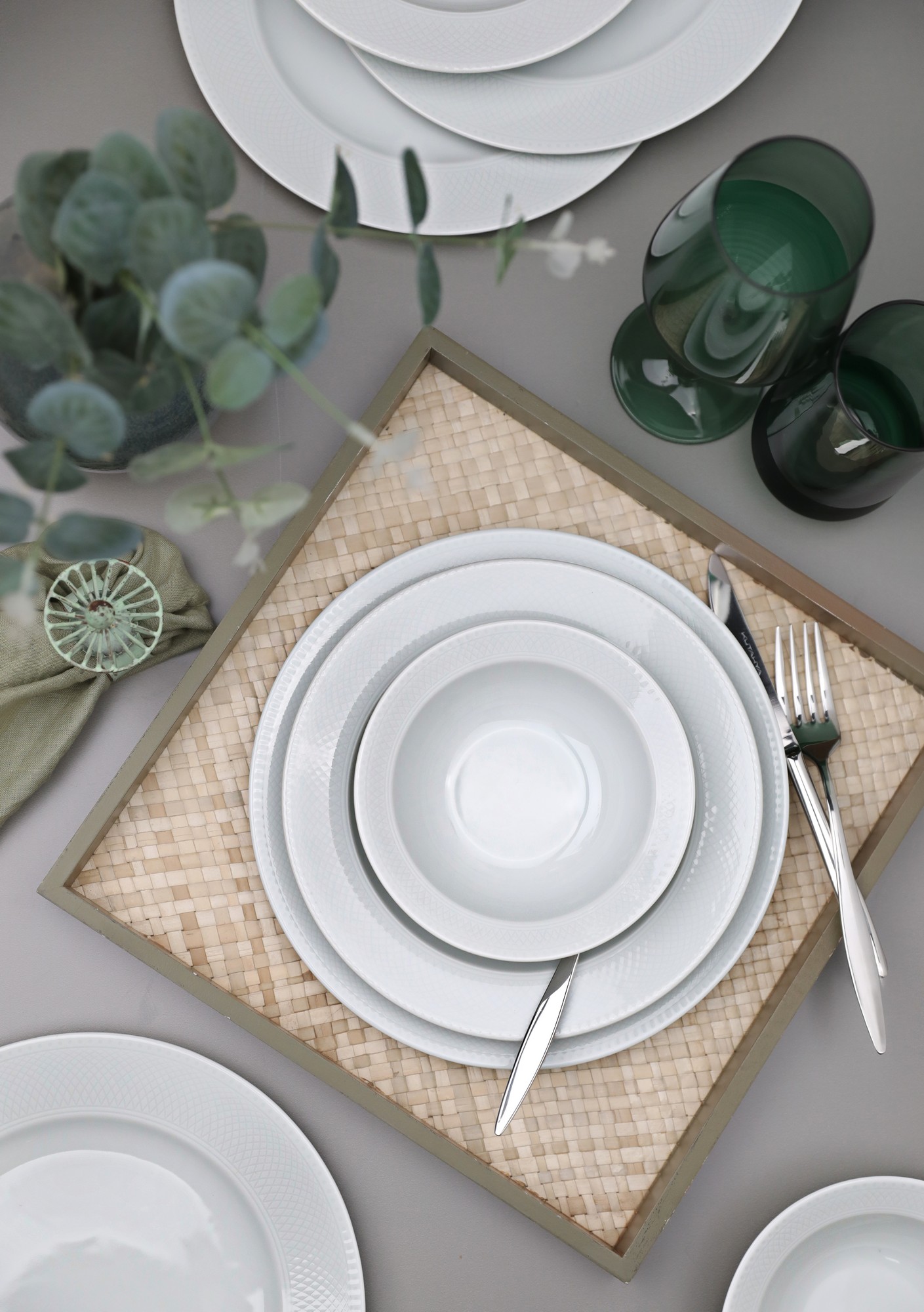 ASIR Porcelánová jídelní souprava RICE 18 ks - Obrázek 2