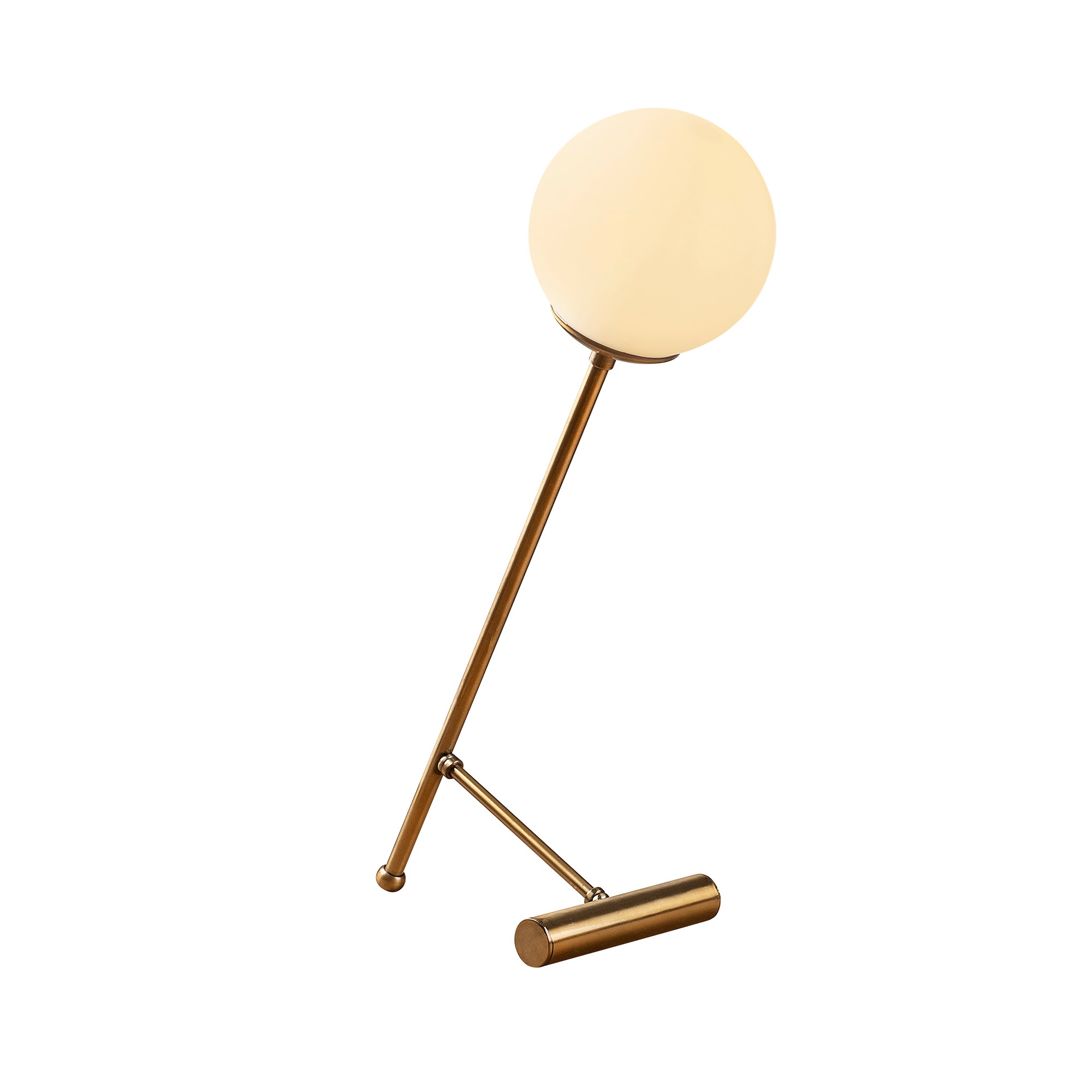 ASIR Stolní lampa GOLF zlatá bílá - Obrázek 2