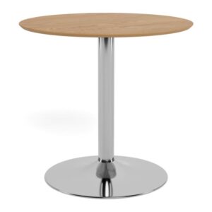 Actona Jídelní stůl Ibiza 80 cm dub přírodní/stříbrný