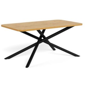 Actona Jídelní stůl Levanto 160 cm dub divoký/černý