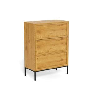 Actona Komoda Palmdale 80 cm dub divoký/černý