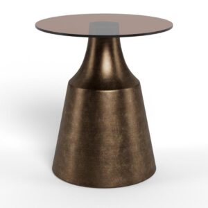 Actona Konferenční stolek Dunsley 45 cm hnědý/bronzový