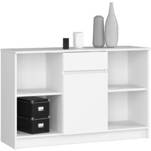 Ak furniture Komoda B-17 120 cm bílá