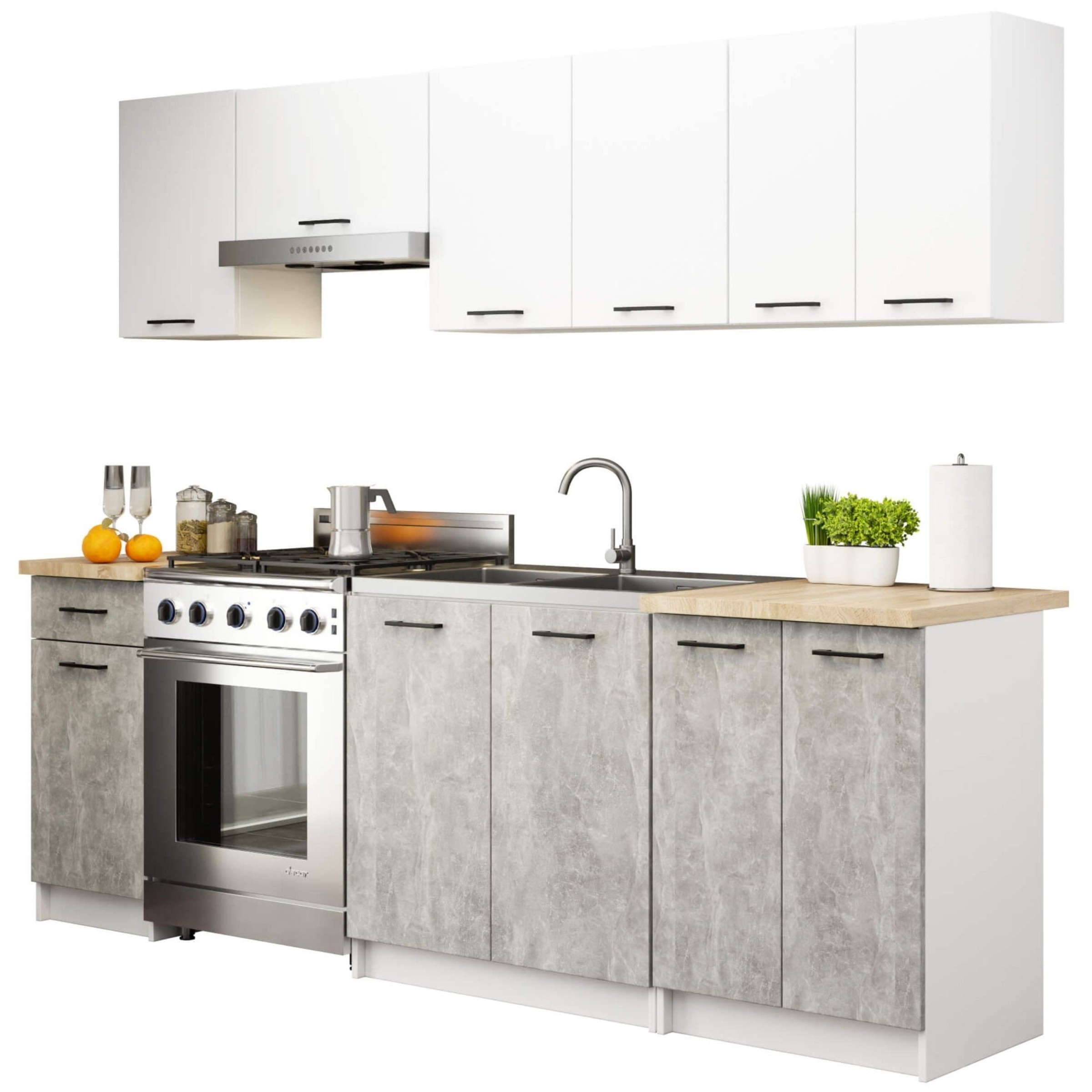 Ak furniture Kuchyňská linka Olivie 2