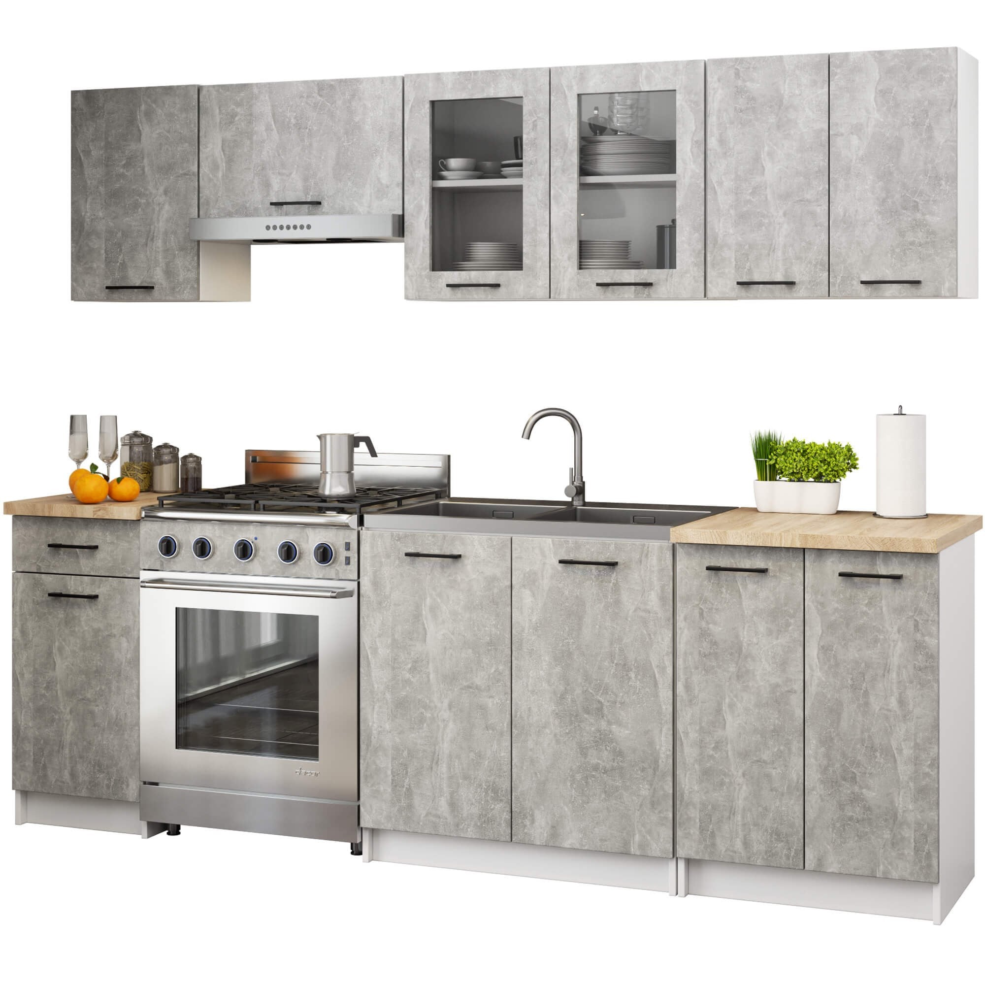 Ak furniture Kuchyňská linka Olivie 2