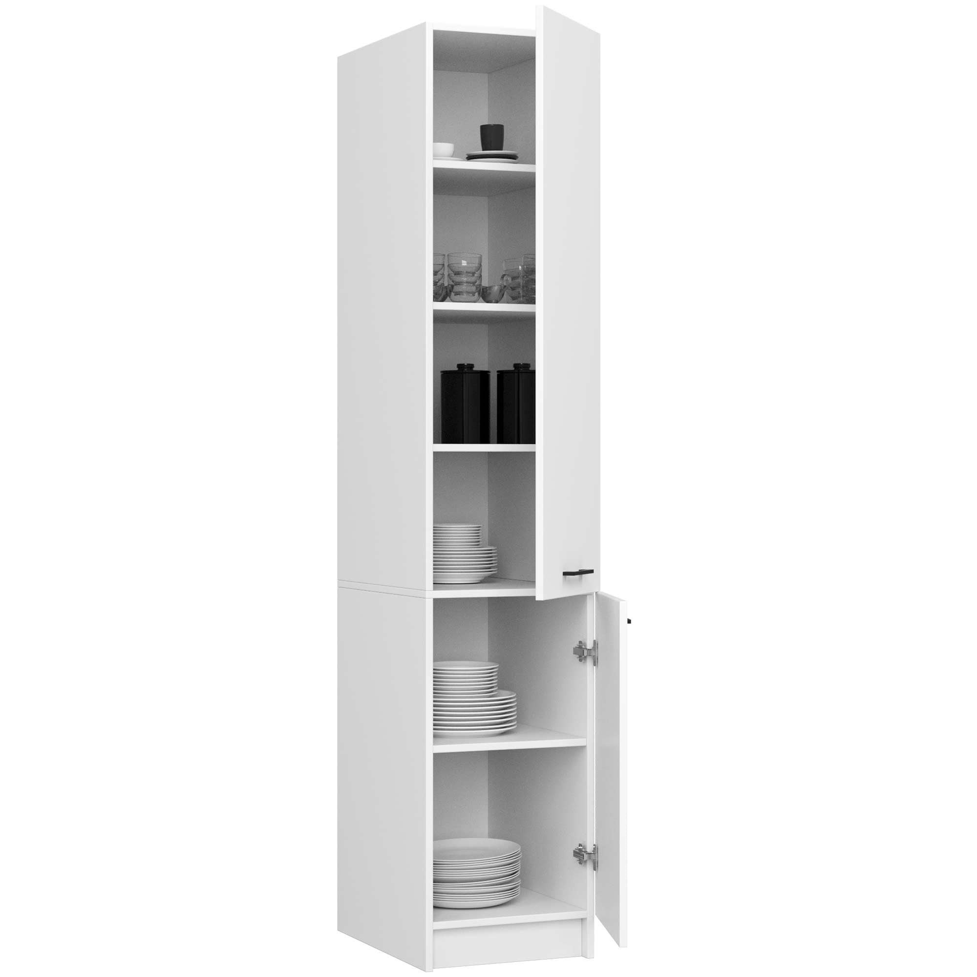 Ak furniture Kuchyňská skříňka OLIVIE 40x205 cm bílá mat - Obrázek 2
