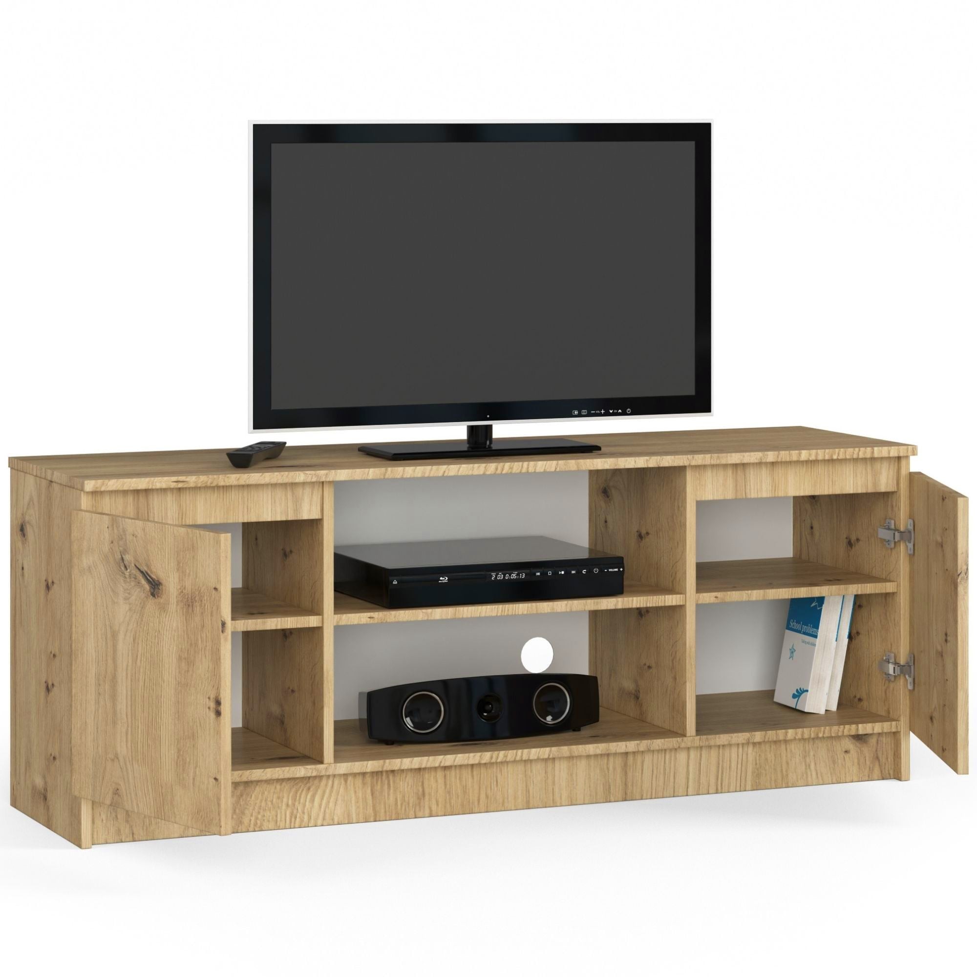 Ak furniture TV stolek Beron 140 cm dub artisan - Obrázek 2