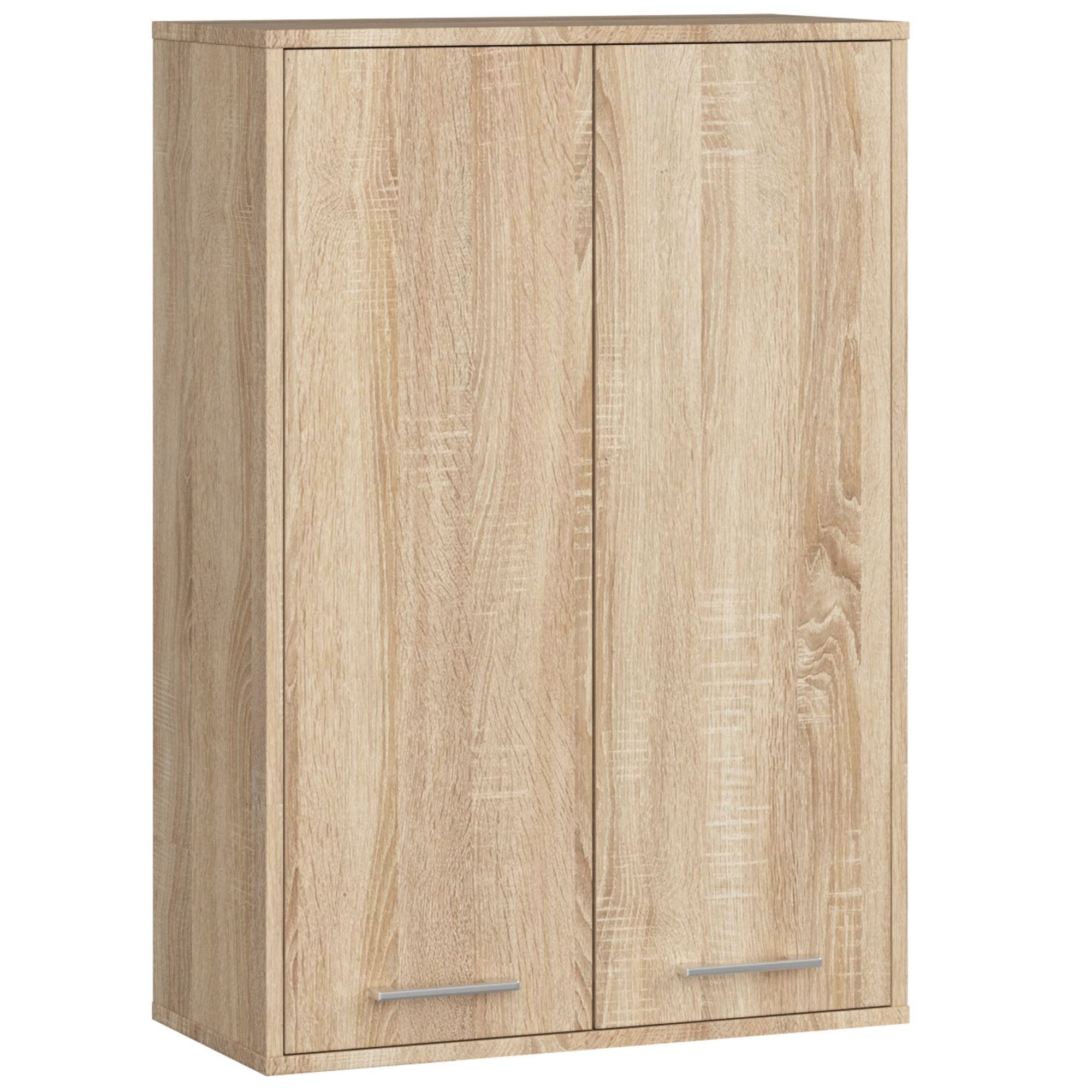 Ak furniture Závěsná koupelnová skříňka Fin W64 64 cm dub sonoma